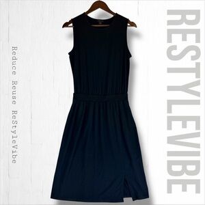 J JILL Women’s Size SP S PETITE Dress Wearever Collection Stretch Black